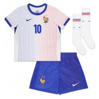 Maglia Calcio Francia Kylian Mbappe #10 Seconda Divisa Bambino Europei 2024 Manica Corta (+ pantaloncini)